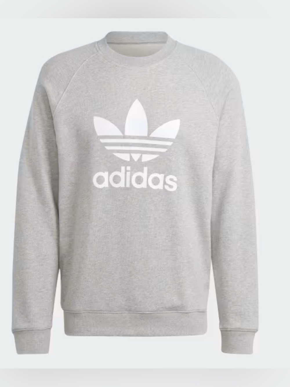 Adidas adicolor originals trefoil pullover crewneck sweatshirt for men  Sz large
